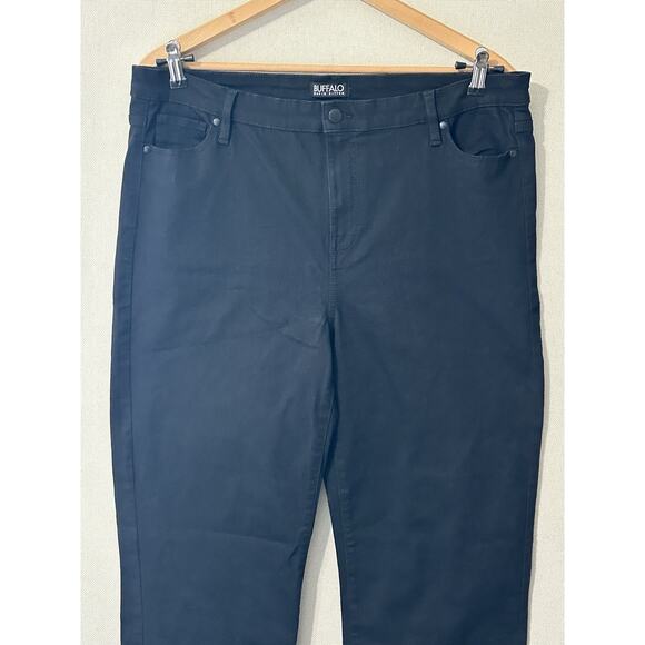 Buffalo David Bitton Black Pants Sz 16/36 Classic Preppy Closet Staple - Picture 2 of 16